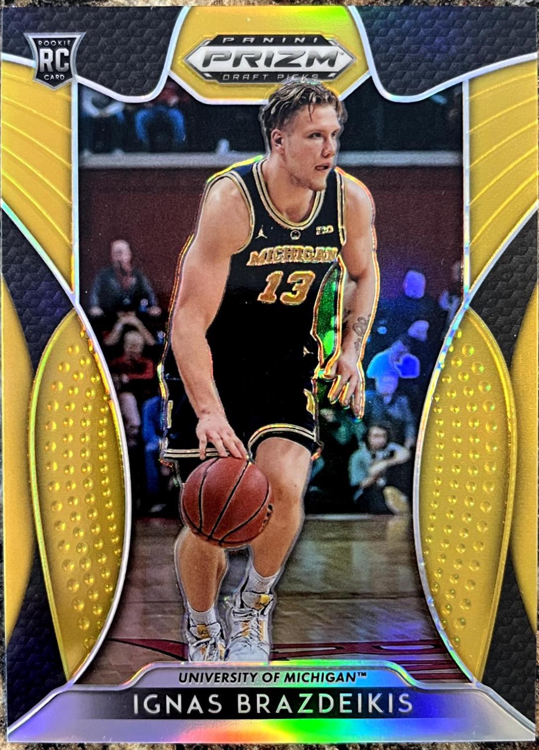 Ignas Brazdeikis [Gold Prizm] #48