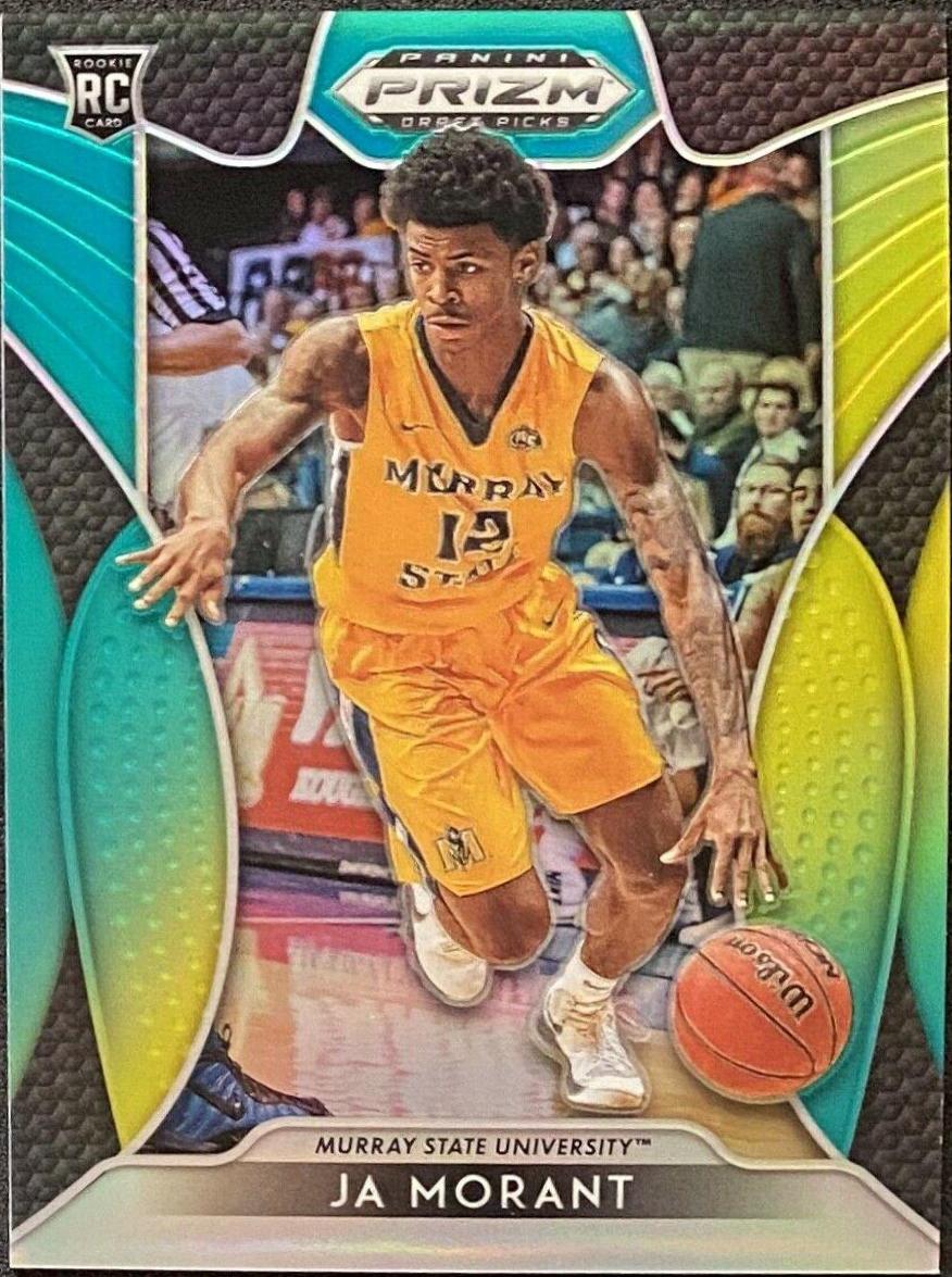 JA Morant [Green, Yellow Prizm] #65