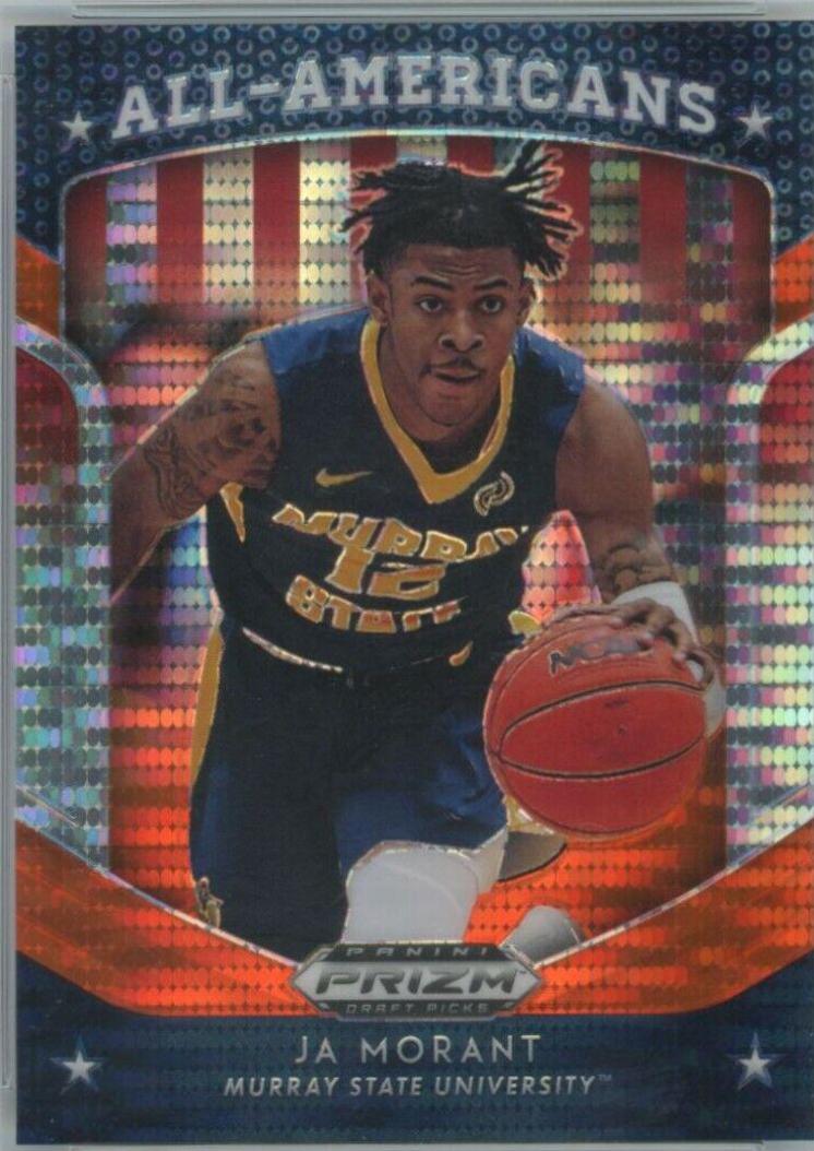 JA Morant [Orange Pulsar Prizm] #44