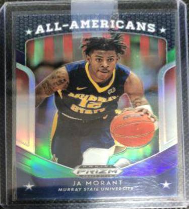 JA Morant [Purple, Green Prizm] #44
