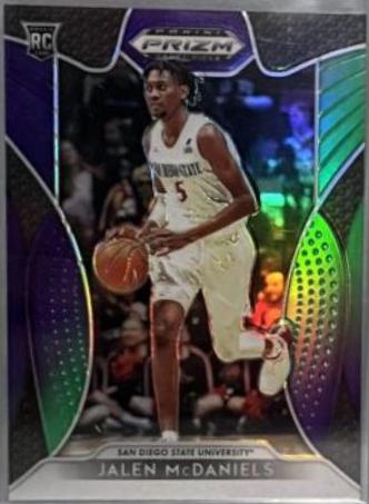 Jalen McDaniels [Purple, Green Prizm] #54