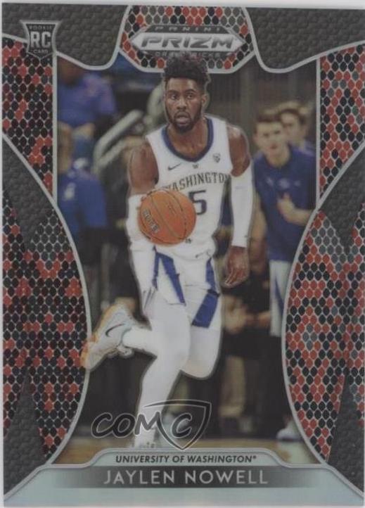 Jaylen Nowell [Red & Black Snake Skin Prizm] #42