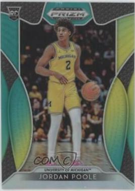 Jordan Poole [Green, Yellow Prizm] #28