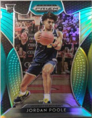 Jordan Poole [Green, Yellow Prizm] #92