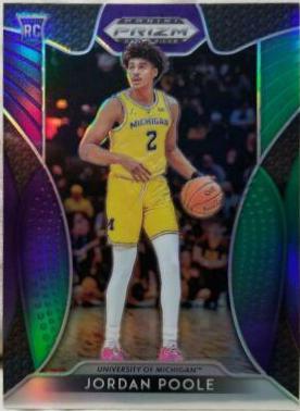 Jordan Poole [Purple, Green Prizm] #28