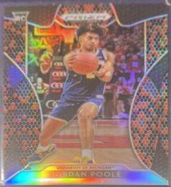 Jordan Poole [Red & Black Snake Skin Prizm] #92