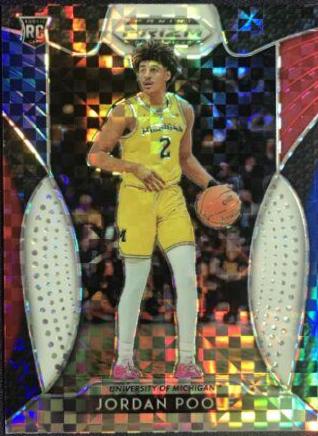 Jordan Poole [Red, White, Blue Prizm] #28