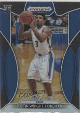 Justin Wright Foreman [Blue Prizm] #55