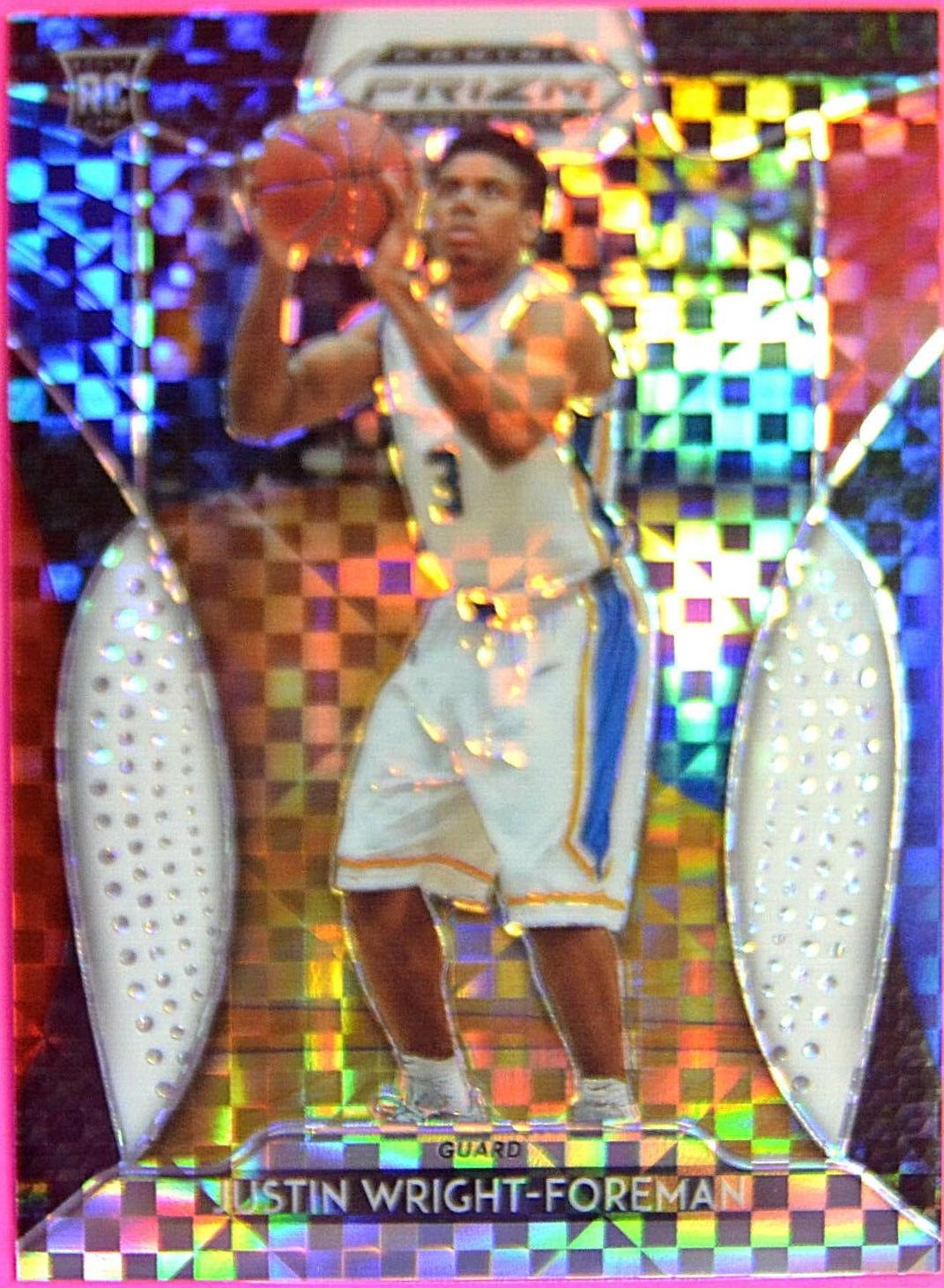 Justin Wright Foreman [Red, White, Blue Prizm] #55