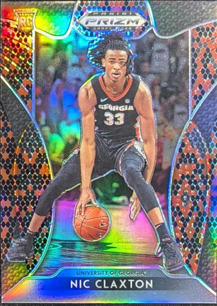 Nic Claxton [Red & Black Snake Skin Prizm] #31