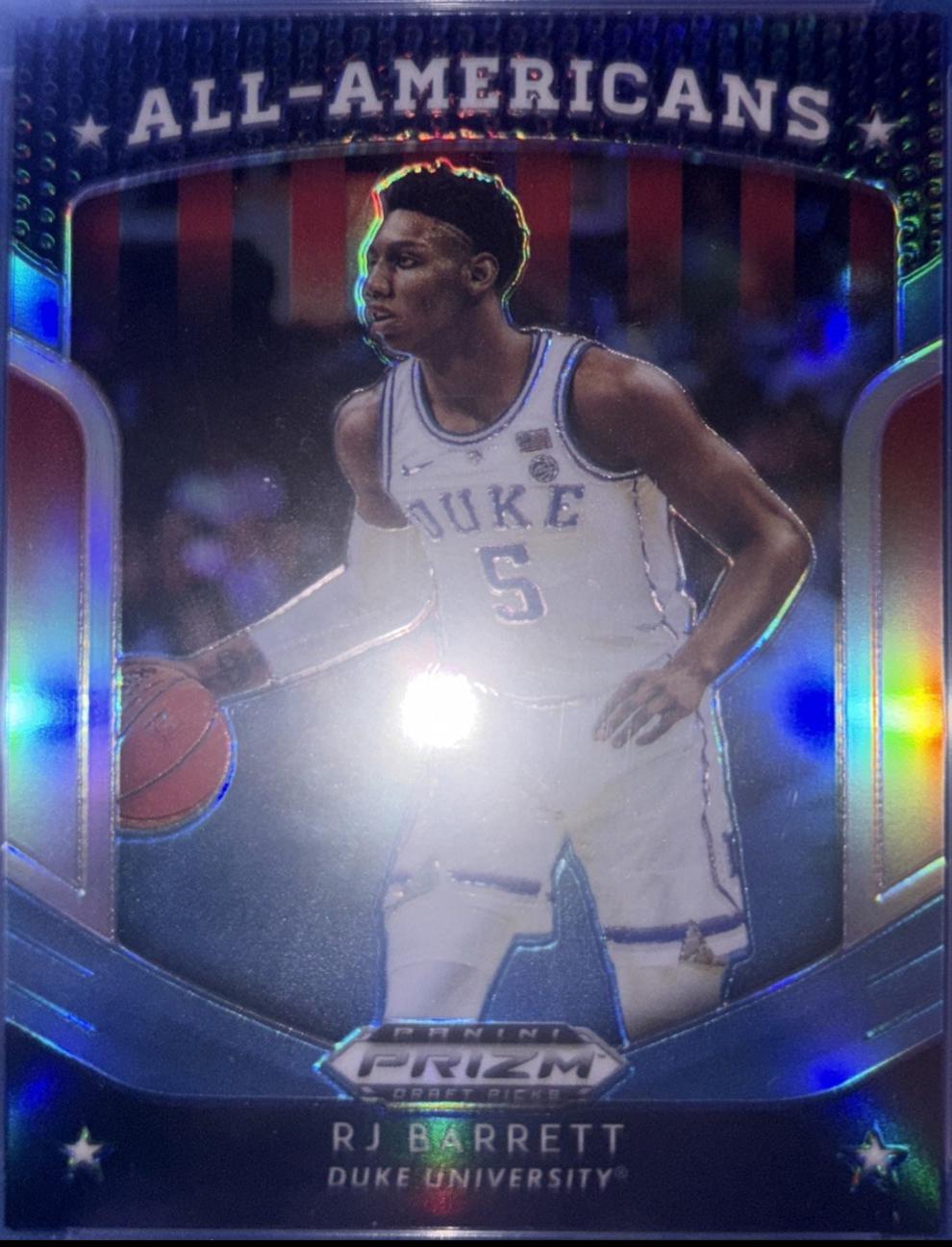RJ Barrett [Carolina Blue Prizm] #62