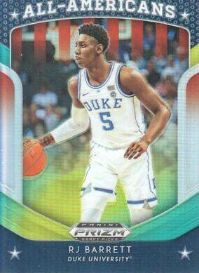 RJ Barrett [Green, Yellow Prizm] #62
