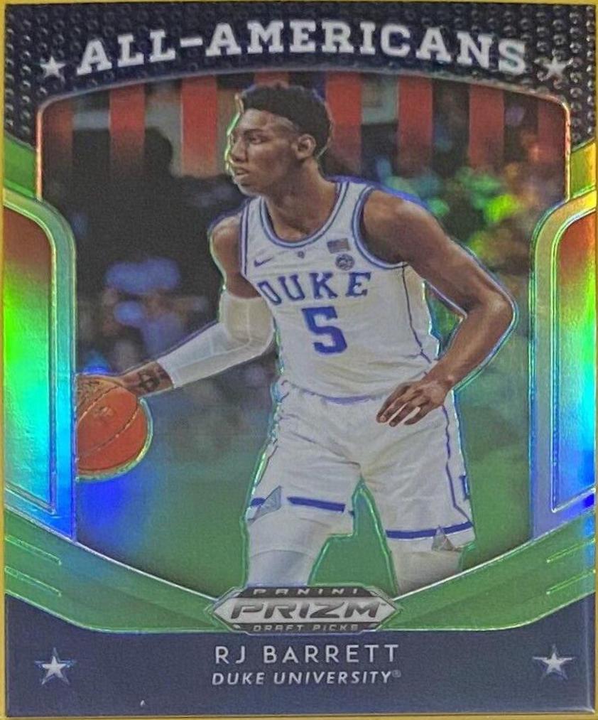 RJ Barrett [Neon Green Prizm] #62
