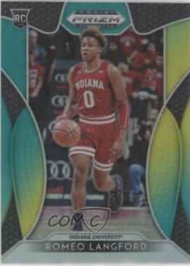 Romeo Langford [Green, Yellow Prizm] #16