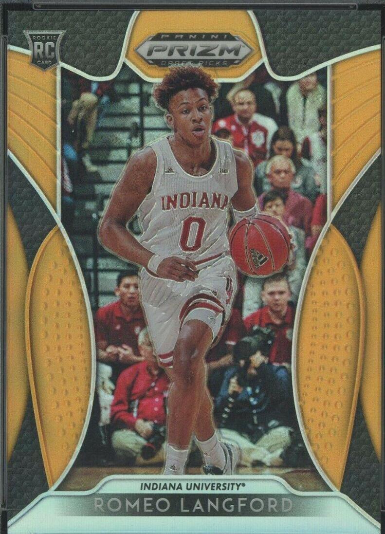 Romeo Langford [Neon Orange Prizm] #80