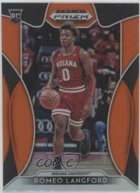 Romeo Langford [Orange Prizm] #16