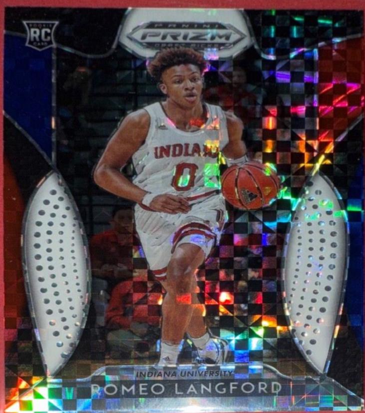 Romeo Langford [Red, White, Blue Prizm] #80