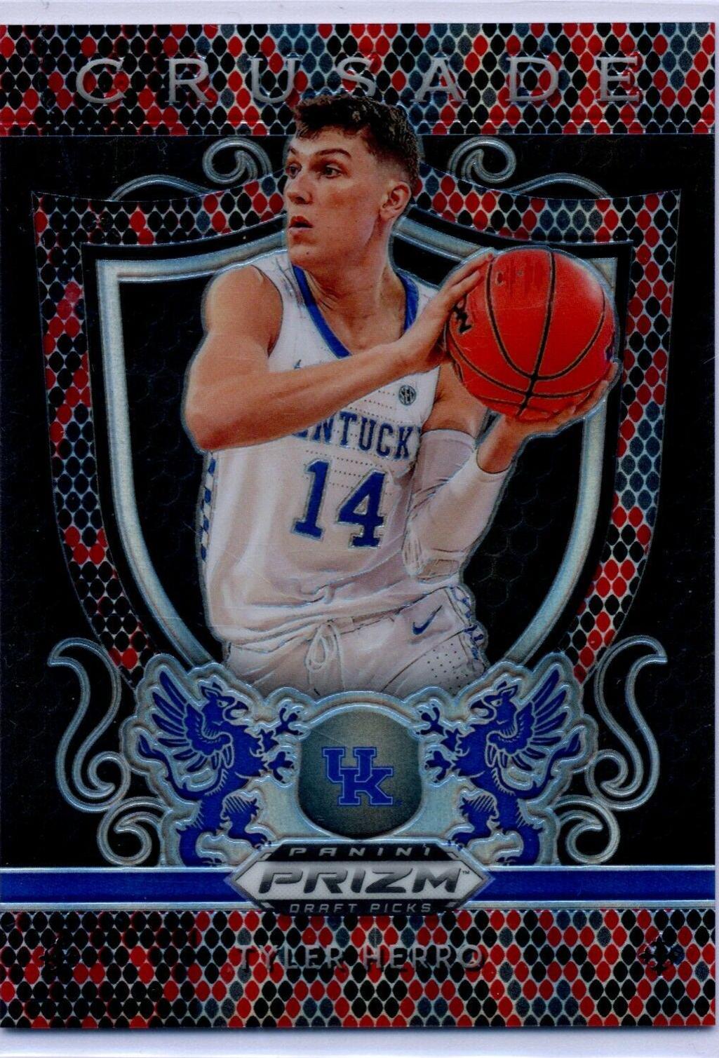 Tyler Herro [Red & Black Snake Skin Prizm] #75