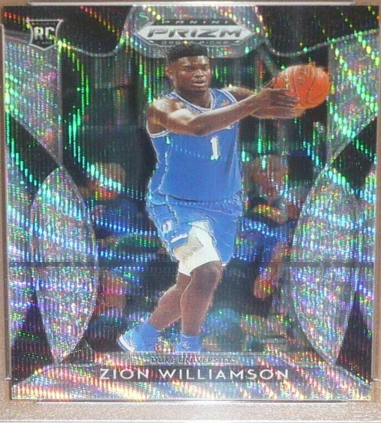 Zion Williamson [Blue Wave Prizm] #64