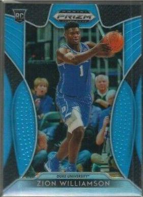 Zion Williamson [Carolina Blue Prizm] #64
