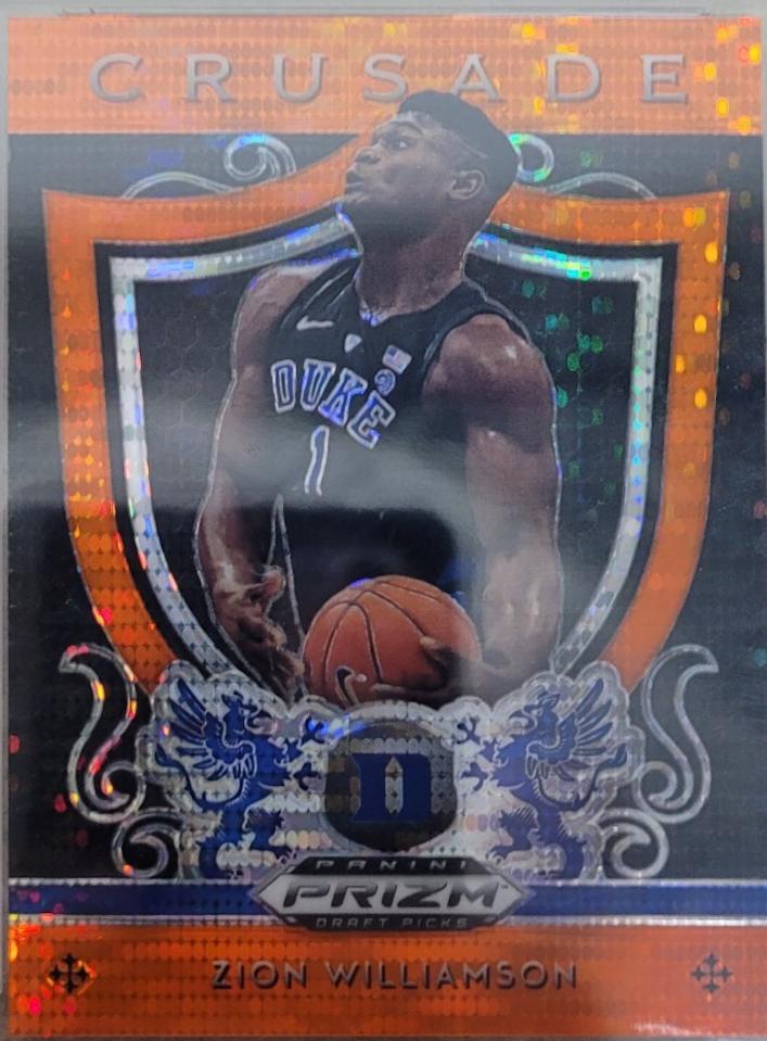 Zion Williamson [Orange Pulsar Prizm] #51