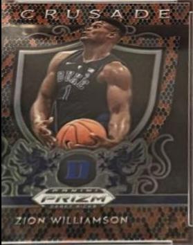 Zion Williamson [Red & Black Snake Skin Prizm] #51