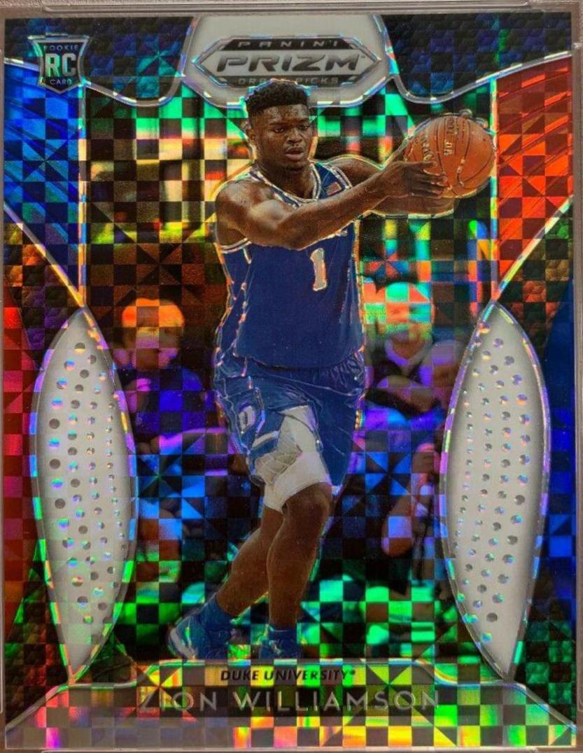 Zion Williamson [Red, White, Blue Prizm] #64