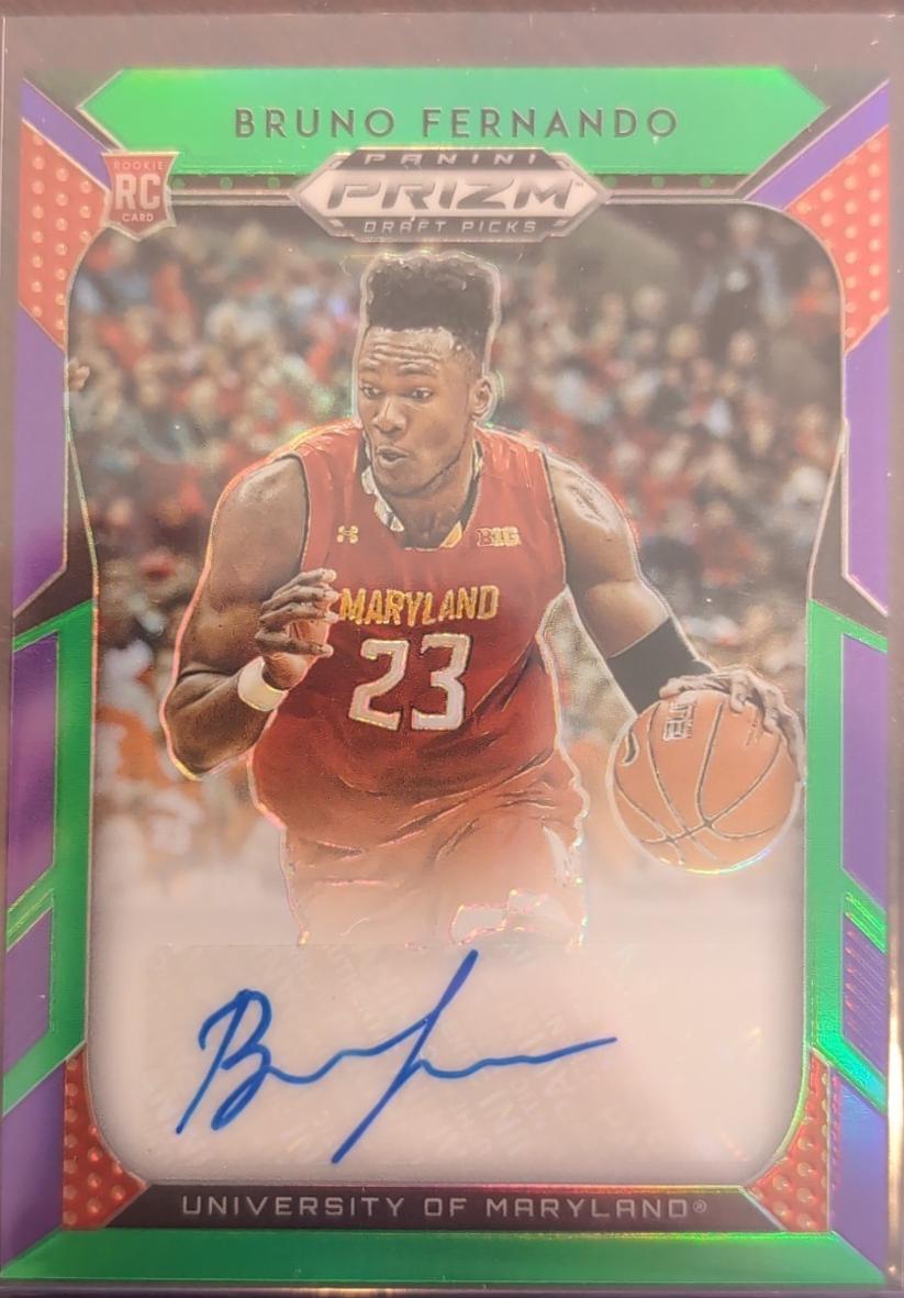 Bruno Fernando [Purple, Green Prizm] #34