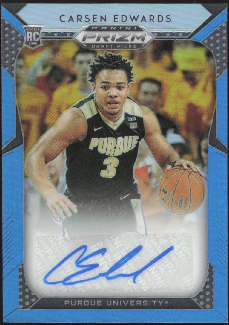 Carsen Edwards [Carolina Blue Prizm] #33