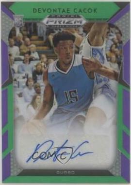 Devontae Cacok [Purple, Green Prizm] #121