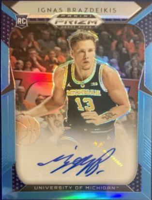 Ignas Brazdeikis [Blue Prizm] #47