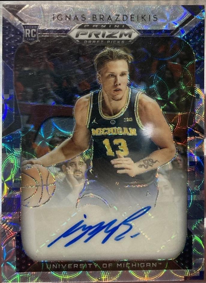 Ignas Brazdeikis [Camo Prizm] #47