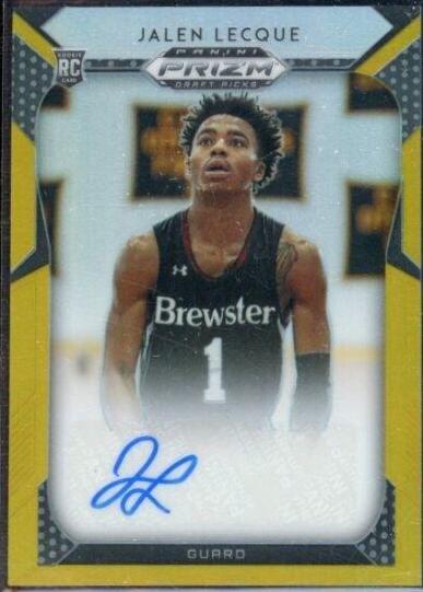 Jalen Lecque [Gold Prizm] #100