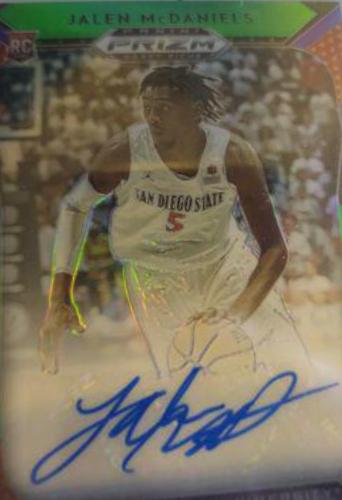 Jalen McDaniels [Purple, Green Prizm] #52
