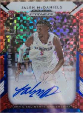 Jalen McDaniels [Red, White, Blue Prizm] #52