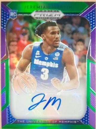 Jeremiah Martin [Purple, Green Prizm] #123