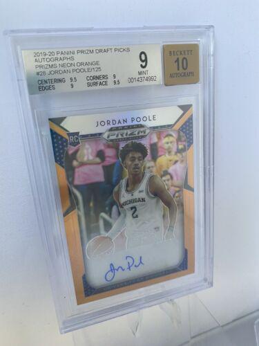 Jordan Poole [Neon Orange Prizm] #28