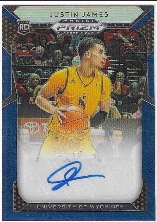 Justin James [Blue Prizm] #40
