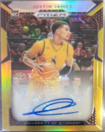 Justin James [Gold Prizm] #40