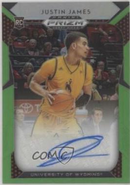 Justin James [Neon Green Prizm] #40