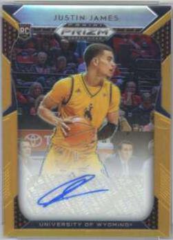 Justin James [Neon Orange Prizm] #40