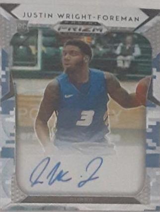 Justin Wright Foreman [Camo Prizm] #53