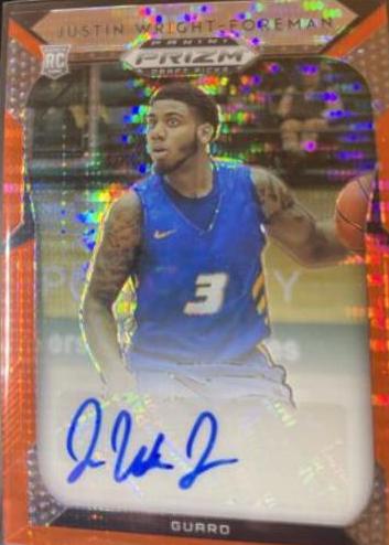 Justin Wright Foreman [Orange Prizm] #53
