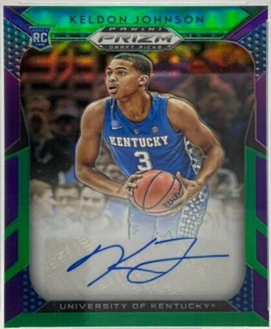 Keldon Johnson [Purple, Green Prizm] #29