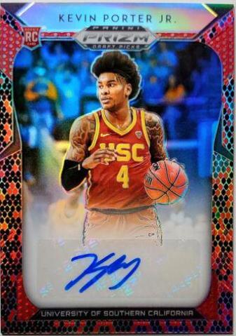 Kevin Porter Jr. [Red & Black Snake Skin Prizm] #30