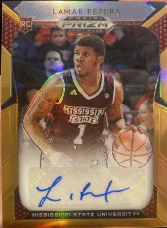 Lamar Peters [Neon Orange Prizm] #125