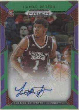 Lamar Peters [Purple, Green Prizm] #125