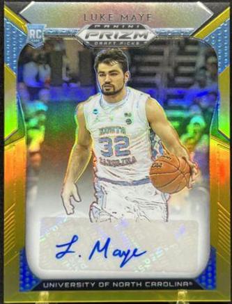 Luke Maye [Gold Prizm] #92