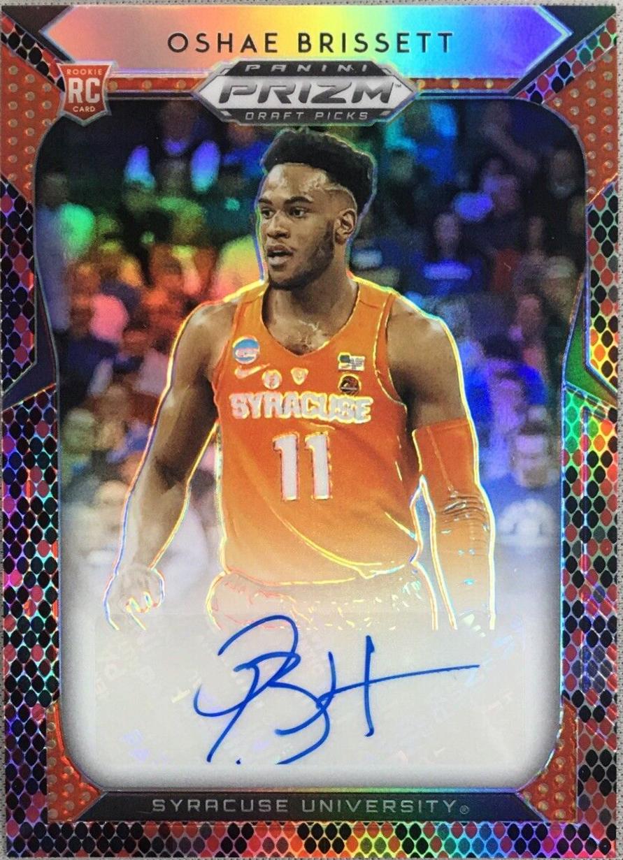 Oshae Brissett [Red & Black Snake Skin Prizm] #96