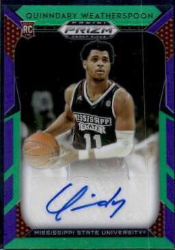 Quinndary Weatherspoon [Purple, Green Prizm] #49